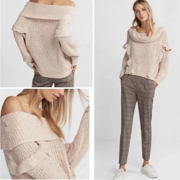 Express Ruffle Sweater - Picture 4 of 5